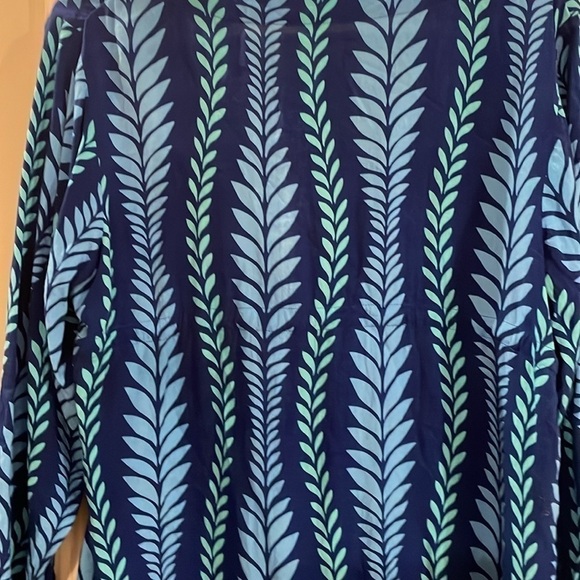 Escapada beach blue bathing suit cover up in size large - Picture 4 of 6